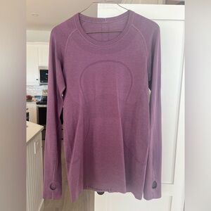 lululemon athletica Purple Long Sleeve Tee
